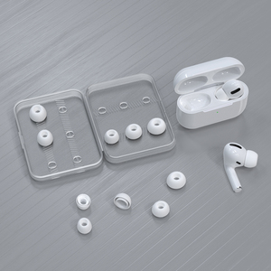 New Bee - Caja de <span class=keywords><strong>6</strong></span> Pares de Fundas de Silicona Blancas para Auriculares, Repuestos de Tapones para Auriculares con Caja para <span class=keywords><strong>Airpods</strong></span> <span class=keywords><strong>Pro</strong></span> - Product Image 5