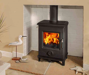 Cheminée à bois autonome en fonte GR908, 8KW, à combustion propre, certifiée DefraEcoDesign, pour salon de villa - Product Image 5