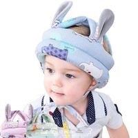 Gorro de Seguridad para Bebés de 0 a 3 Meses, Diseño Sólido de Algodón, Antideslizante, para Caminar y Aprender, para Todas las Estaciones, Venta Directa de Fábrica