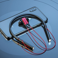 Écouteurs de musique sans fil Bass Stereo Sound Sports Music Neckband Earphone in Ear Gaming Earbuds Microphone