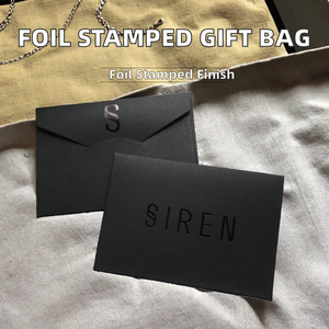Sobre <span class=keywords><strong>de</strong></span> Papel y Cartón Recubierto con Estampado en Caliente con Lámina Negra Personalizada e Impresión Offset para Tarjetas <span class=keywords><strong>de</strong></span> Joyería/Bolsas <span class=keywords><strong>de</strong></span> Vales <span class=keywords><strong>de</strong></span> Regalo - Product Image 2