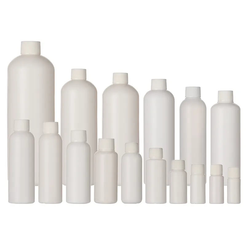 10 15 20 30 50 60 80 100 120 150 200 250 300 500 1000ML bottiglia di plastica hdpe vuota rotonda hdpe bottiglia di plastica