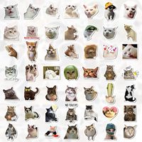 Étiquettes personnalisées écologiques pour aliments pour animaux de compagnie, feuilles d'autocollants découpés à la forme, autocollants pour agenda et autocollants de dessins animés, résistants à l'eau