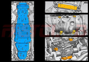 FASTCLUB Tank 500 Hi4-Z Première Génération SUV à Énergie Nouvelle 8mm/5mm Quatre Roues Motrices Protection Inférieure en <span class=keywords><strong>Aluminium</strong></span> - Product Image 5