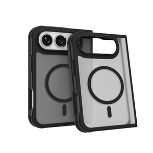 Coque pour <span class=keywords><strong>iPhone</strong></span> 18 Fold, sensation de peau, charnière à aimant, coque de <span class=keywords><strong>téléphone</strong></span> transparente tout-en-un pour <span class=keywords><strong>iPhone</strong></span> 18 Fold, pliage gauche/droite - Product Image 1