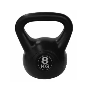 Kettlebells de plástico de vinilo de 2, 4, 6, 8 3,10lbs, Kettlebells de cemento para entrenamiento básico de levantamiento de pesas