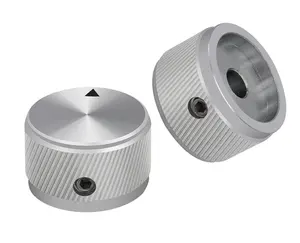 Audio 6mm knurled thumb knob control volume aluminum knobs with anodized