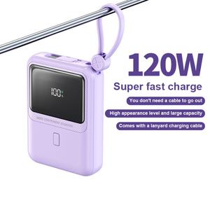 Batteries externes à charge rapide grande capacité 10000mAh PD22.5W avec écran LCD et câbles pour utilisation en extérieur - Product Image 2