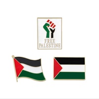 Personnalisé gratuit palestine mag produits drapeau émail épinglette épingles badge