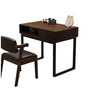 Mesa de Manicura de Madera Contrachapada Estilo Retro Americano con Cajón para Salón de Uñas - Product Image 5