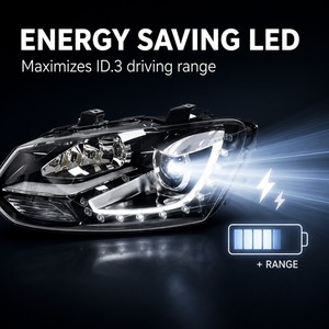 Faro Delantero Derecho LED OEM 10D941006 10D941005, Eficiente Energéticamente, para VW <span class=keywords><strong>ID3</strong></span> 2020-2025, Hatchback Compacto EV, Plataforma MEB - Product Image 6
