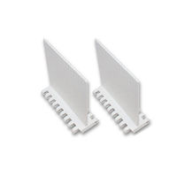 Deflectores Modulares para Bandas Transportadoras Serie OPB, Deflectores de Plástico Compatibles con Bandas Modulares Planas Serie OPB