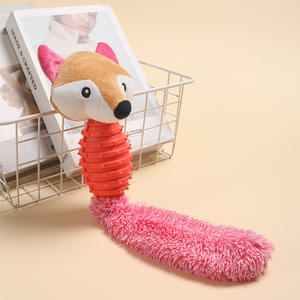 Juguetes Masticables de Goma de Alta Calidad para Perros y Gatos, Juguete Interactivo para Mascotas Inspirado en Zorro y Mapache, Suministrado Directamente por el Fabricante - Product Image 4