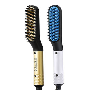 <span class=keywords><strong>Kit</strong></span> de brosse chauffante pour <span class=keywords><strong>barbe</strong></span> électrique Lisseur à cheveux Long et court Style rapide Peigne à <span class=keywords><strong>barbe</strong></span> Cheveux - Product Image 1