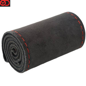 Housse de <span class=keywords><strong>volant</strong></span> de sport tendance, cousue <span class=keywords><strong>à</strong></span> la main, quatre saisons, en <span class=keywords><strong>cuir</strong></span> suédé doux - Product Image 1