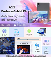 Wintouch Tablet Gaming 10.95 11 inci, Tablet PC octa-core RAM 8GB ROM 256GB, aplikasi dan game pembelajaran, hadiah terbaik untuk anak-anak dan siswa
