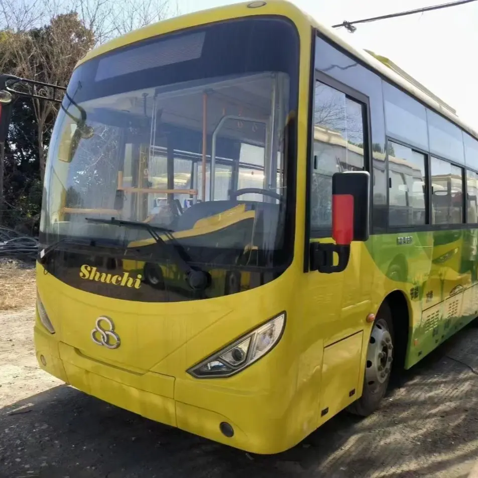 2024 LHD Schlussverkauf Elektrobusse Shuchi Marke reine Elektro-Stadtriebbusse EV-Bus auf Lager