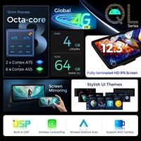 XTRONS 12,3 pulgadas Android 13 8Core 64GB Radio Android para BMW X5 E70 X6 E71 Carplay pantalla 4G LTE Android Auto Estéreo Para Autos