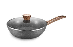 Ustensiles de cuisine en granit, poêle à frire antiadhésive, ustensiles de cuisine ménagers en aluminium, casseroles et poêles en marbre - Product Image 2