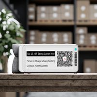 Picksmart Étiquette de patrouille pour agent de sécurité avec écran E-ink BW de 2,9 pouces et mise à jour du code QR Checkpoint