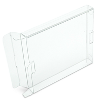 Étuis de protection transparents pour console de jeu PlayStation 2 (PS2/GC/Wii/WiiU) – Boîtes de protection en plastique pour jeux vidéo