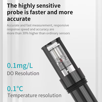 Penjualan Langsung Pabrik AZOVTES AE8403 Meter Oksigen Terlarut Digital Portabel untuk Akuakultur OEM Rentang 0.0~30.0mg/L Baterai AAA