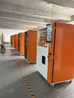 Máquina Expendedora de Zumo de Naranja Prensado al Instante, Original de Fábrica, Cuerpo de Acero Inoxidable, Pantalla Táctil, Función de Autolimpieza