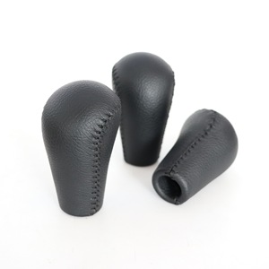 Car Gear <b>Knob</b> Leather Black Ergonomic For Toyota Hilux Automatic <b>Shift</b> Lever - Product Image 2