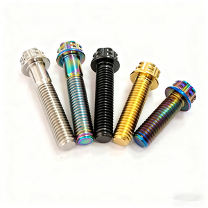 Grado 8 titanio esagonale Torx flangia bullone M10 M5 10mm M8 M8 M6 M7 M8 bulloni vite moto titanio flangiato bullone <span class=keywords><strong>M16</strong></span> - Product Image 5
