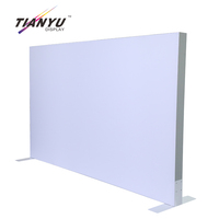 Profilé en aluminium personnalisé vierge support magnétique personnalisé double face test mince boîte à lumière LED tissu publicitaire