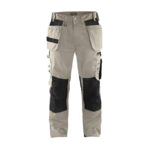 BLAKLADER - 155518602799D116 Craftsman <b>trousers</b> Stone/<b>Black</b> - EAN 7330509593974 <b>WORK</b> <b>TROUSERS</b> <b>CARGO</b> <b>WORK</b> <b>TROUSERS</b> - Product Image 1