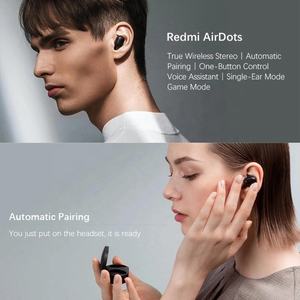 Audífonos Xiaomi Redmi <span class=keywords><strong>AirDots</strong></span> <span class=keywords><strong>2</strong></span> en oferta, auriculares internos para juegos con bajos, auriculares inalámbricos Bluetooth TWS. - Product Image 3