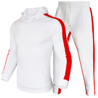 TKAN700 hommes survêtements décontractés piste Jogging ensembles sport tendance couleur unie Logo personnalisé pull à capuche pantalon costume hommes vêtements