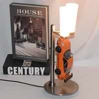 Lampe de chevet LED personnalisée, décoration de chambre à coucher de luxe, lampe de table en forme de phares de voiture