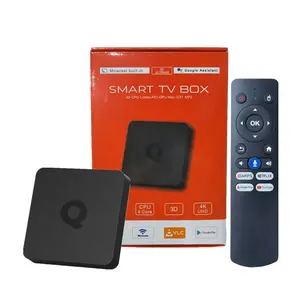 Nueva caja de TV ATV allwinner H313 4K video OTA actualización TV box Android 10 ATV os TV box 2g8g 2g16g con control remoto por voz BT Q1 Q5
