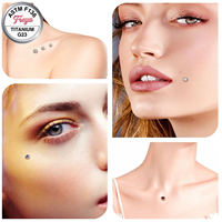 Ancla Dérmica Clásica de Titanio y Zirconia M0.9 ASTM F136 Personalizada para Piercing Corporal y de Clavícula, Joyería para Piercing Dérmico