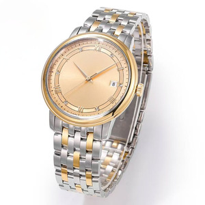 Montre de luxe haut de gamme pour hommes, étanche, avec texture métallique, réserve de marche, affichage de la date et bracelet de 20 mm - Product Image 2