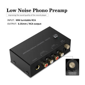 Phono Preamp for MM Turntable Mini Stereo <strong>Audio</strong> Hi-Fi Phonograph/Record Player Preamplifier with 3.5MM Headphone and <strong>RCA</strong> <strong>Output</strong> - Product Image 3