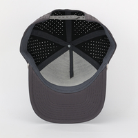 Casquette de baseball pour hommes et femmes de haute qualité, imperméable, sport, logo en caoutchouc découpé au laser personnalisé, vente en gros OEM