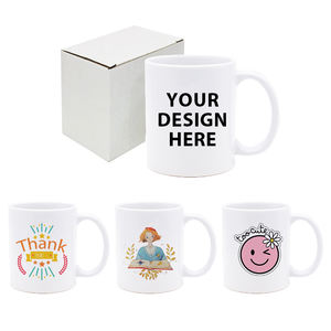 Taza de Arcilla Blanca Personalizable de 11 oz para Sublimación, Diseño Nórdico con Cinco Estrellas, Estilo Recto, Impresión Serigráfica, en Existencia - Product Image 4