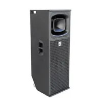Double haut-parleurs DJ professionnels de 15 pouces bi-amp à gamme complète de 1600W