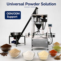 Machine de remplissage automatique OEM à tête unique pour poudre, précision de pesée 1 kg, pour poudre alimentaire et cosmétique, avec capsulage et scellage