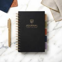 Agenda personnalisé sur mesure, planificateur mensuel et hebdomadaire, journal inspirant, reliure spirale, couverture en papier, 80 feuilles, carnet