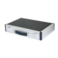 Boîte de rangement multifonctionnelle portable en alliage d'aluminium léger pour appareil photo, présentoir d'échantillons, mallette de transport pour matériel