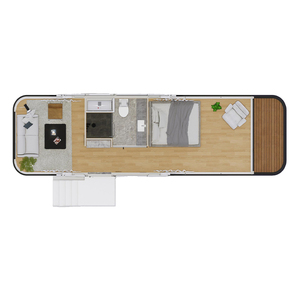 Villa Aluminium Verre Trempé Espace <span class=keywords><strong>Maison</strong></span> Capsule Sun Room Apple Cabine Simple Avec Salles <span class=keywords><strong>de</strong></span> <span class=keywords><strong>Bain</strong></span> - Product Image 4