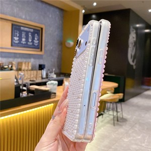 Senyork luxury design bling diamond pearl girls mobile phone case for iPhone 11 12 13 14 15 16 17Air scratch protect <b>cover</b> - Product Image 4