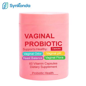 Complément alimentaire pour la santé des femmes adultes, probiotiques vaginaux et prébiotiques de marque OEM, équilibre du <span class=keywords><strong>pH</strong></span>, 60 capsules, soutient la santé digestive et l'immunité - Product Image 1