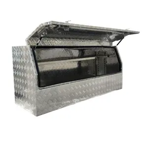 Cassetta degli attrezzi in alluminio 3/4 cassetta degli attrezzi per camion con apertura laterale
