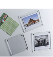 Cadres Photo Magnétiques Vides en Acrylique, Aimants de Réfrigérateur, Cadres Transparentes en Plexiglas pour Photos