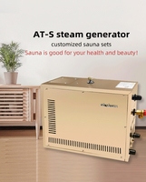 Générateur de vapeur moderne 2025 pour sauna humide avec accessoires en acrylique de haute qualité, panneau de commande informatique 3KW pour salle de sauna à vapeur humide
